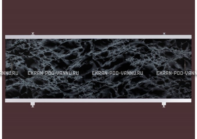 Экран EUROPLEX Универсал черный мрамор – купить по цене 6250 руб. в интернет-магазине в городе Пермь картинка 1