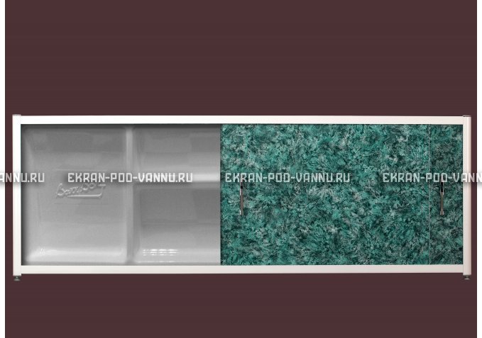 Экран с полкой - Малахит – купить по цене 6280 руб. в интернет-магазине в городе Пермь картинка 1