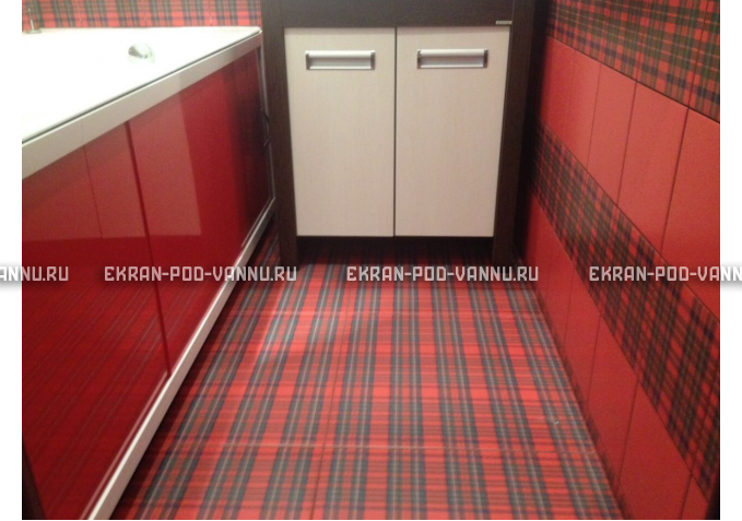 Экран раздвижной EUROPLEX Комфорт красный – купить по цене 6250 руб. в интернет-магазине в городе Пермь картинка 3