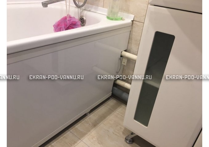 Экран под трубы EUROPLEX Универсал белый высокий – купить по цене 6550 руб. в интернет-магазине в городе Пермь картинка 1