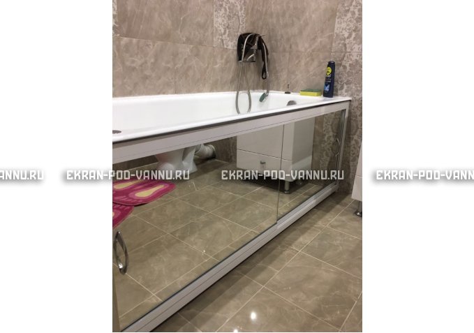 Раздвижной экран EUROPLEX Роликс Зеркальный – купить по цене 9700 руб. в интернет-магазине в городе Пермь картинка 9