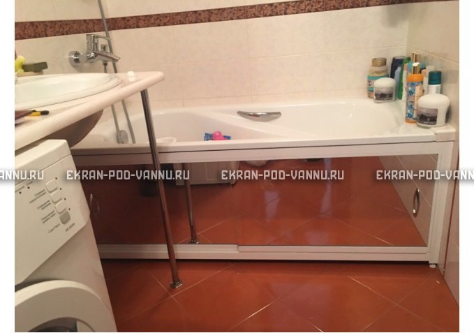 Раздвижной экран EUROPLEX Роликс Зеркальный – купить по цене 9700 руб. в интернет-магазине в городе Пермь картинка 10