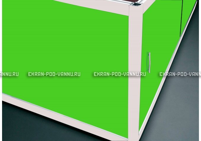 Торцевой экран EUROPLEX Комфорт салатовый – купить по цене 8760 руб. в интернет-магазине в городе Пермь картинка 1