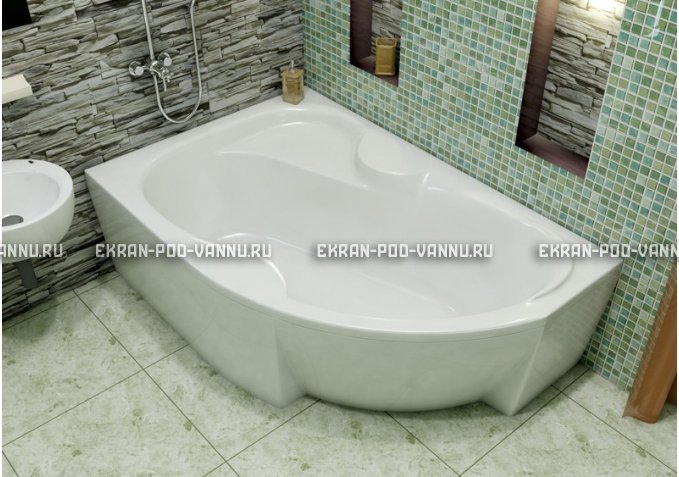 Акриловая ванна Vayer Azalia 160x105 – купить по цене 28220 руб. в интернет-магазине в городе Пермь картинка 1