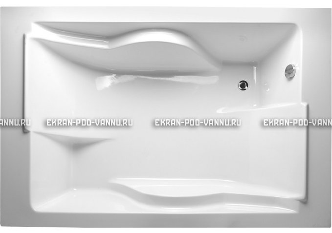 Акриловая ванна Vayer Coral 180x120 – купить по цене 33850 руб. в интернет-магазине в городе Пермь картинка 2