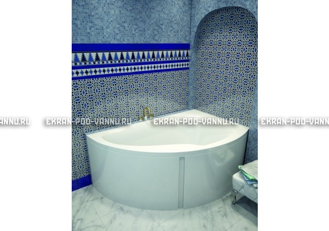 Акриловая ванна Vayer Ismena 160x105 – купить по цене 28350 руб. в интернет-магазине в городе Пермь картинка 1