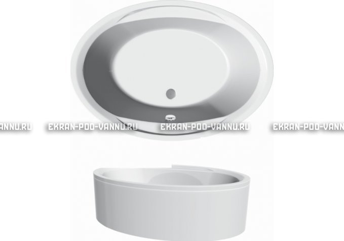 Акриловая ванна Vayer Opal 180x120 – купить по цене 33850 руб. в интернет-магазине в городе Пермь картинка 3