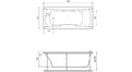 Акриловая ванна Relisan Loara 180x80 – купить по цене 23580 руб. в интернет-магазине в городе Пермь картинка 17
