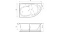 Акриловая ванна Relisan Sofi 170x105 – купить по цене 23480 руб. в интернет-магазине в городе Пермь картинка 17