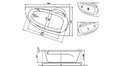 Акриловая ванна Relisan Zoya 140x90 – купить по цене 19000 руб. в интернет-магазине в городе Пермь картинка 13