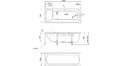 Акриловая ванна 1MarKa Modern 150x70 – купить по цене 9210 руб. в интернет-магазине в городе Пермь картинка 17