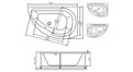 Акриловая ванна Vayer Ismena 160x105 – купить по цене 28350 руб. в интернет-магазине в городе Пермь картинка 21